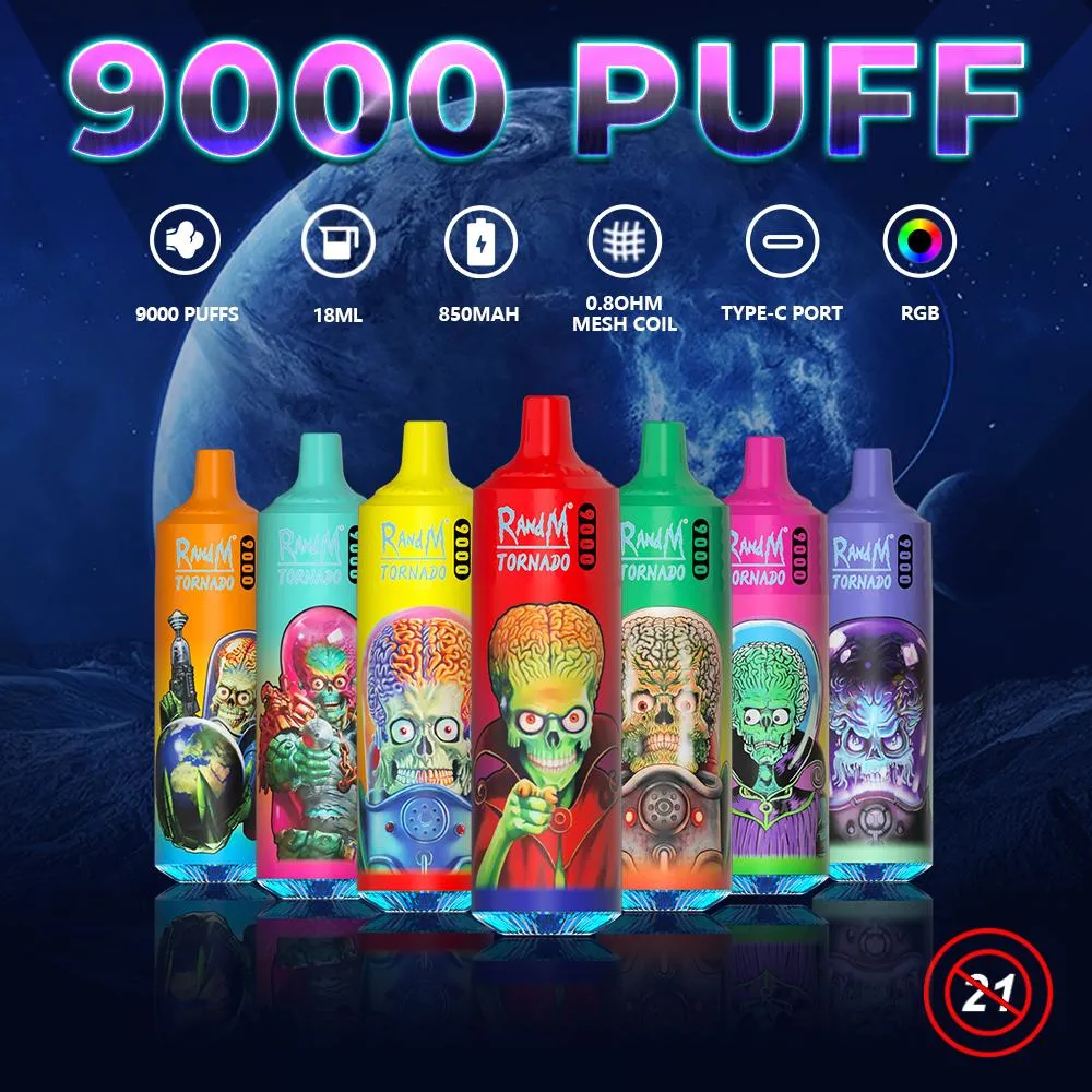 New Wholesale Randm 9000puffs Disposable Vape Pod