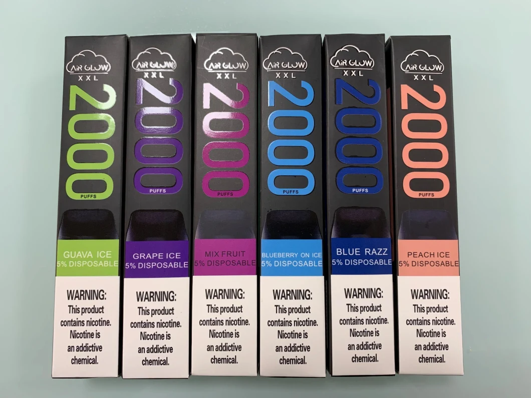 Factory Price Hot Sell 26 Flavor 2000puffs Disposable Electronic Cigarette Strawberry Ice Vape