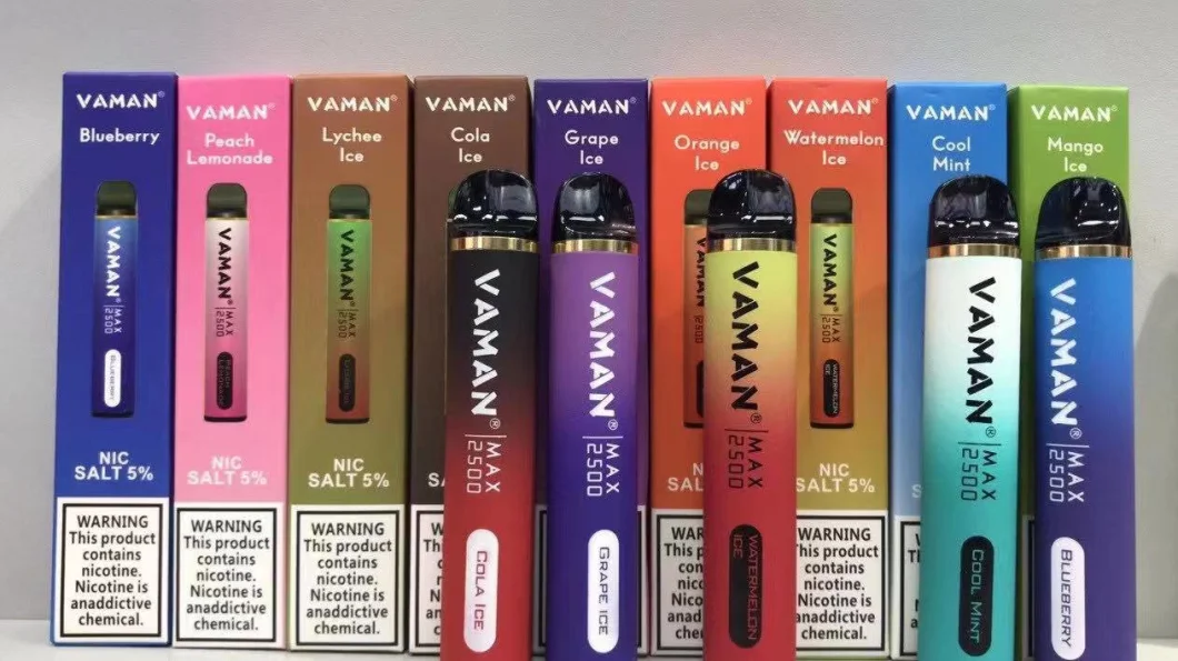 Vaman 6.0 Tank Capacity Upto 2500puffs Disposable E Cigarette Vape